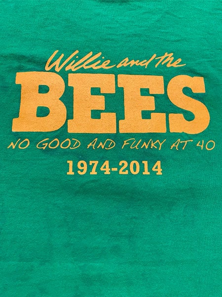 willie and the bumblebees shirt back